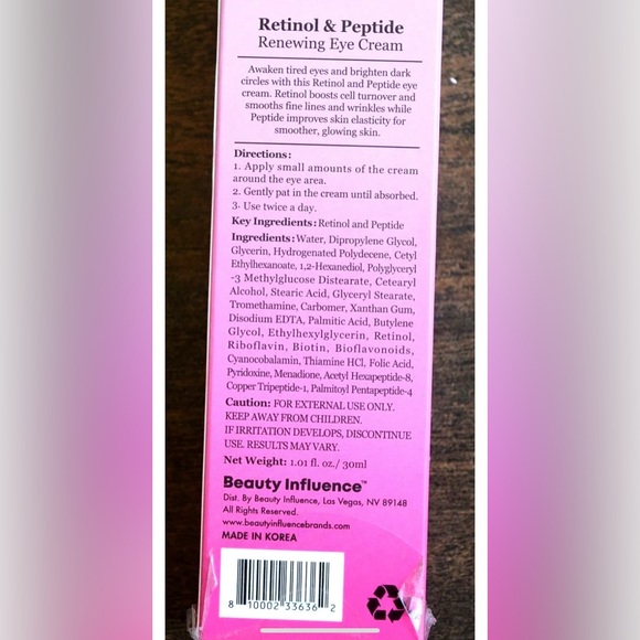 NEW SEALED Yesul Retinol & Peptide Renewing Firming Plumping Eye Cream NIB - Picture 2 of 5